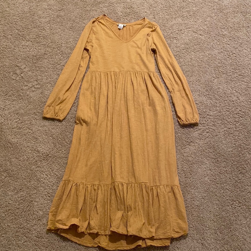 Boho Yellow Maxi Dress